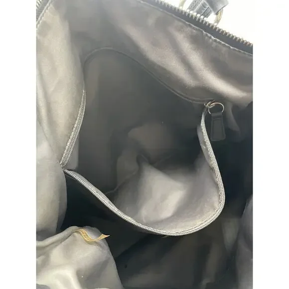 Vintage Coach Daisy Emma F23973 Black Leather‎ Shoulder Bag Tote 16"x12" - Picture 14 of 16